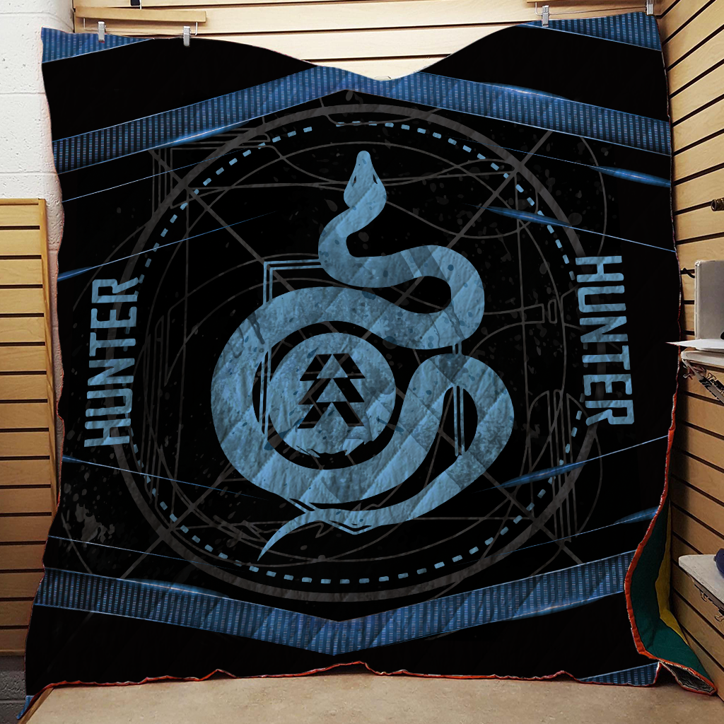 Destiny 2 Hunter 3D Quilt Set Single Quilt