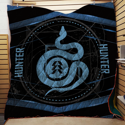 Destiny 2 Hunter 3D Quilt Set Single Quilt