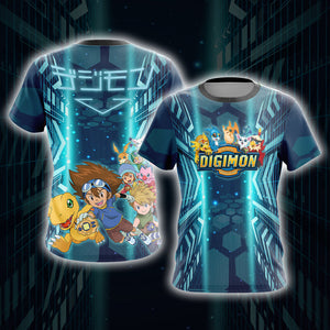 Digimon New Style Unisex 3D T-shirt   