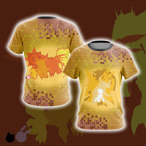 Digimon Greymon Unisex 3D T-shirt S  