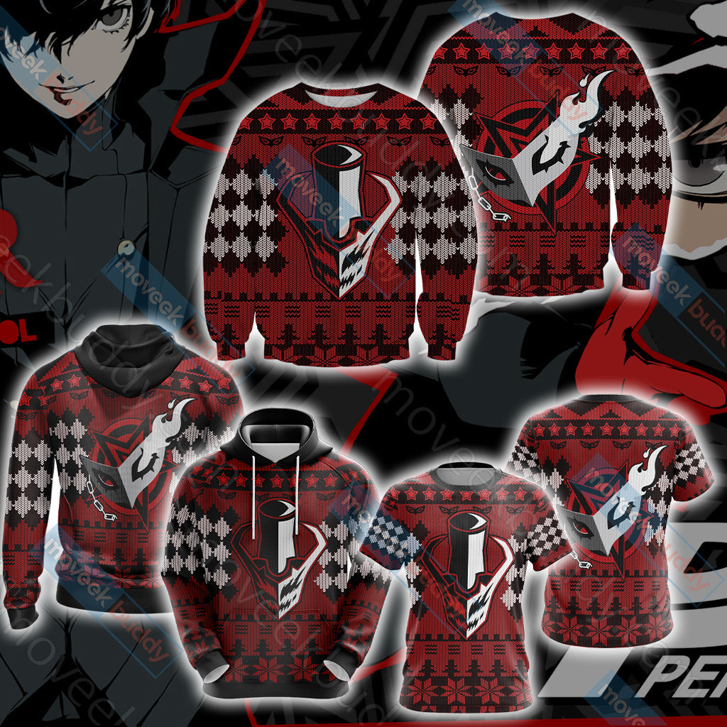 Persona 5 Christmas Style 3D Sweater