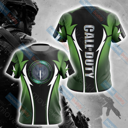 Call of Duty - UK Special Forces Special Air Service Unisex 3D T-shirt