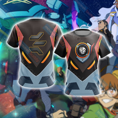 Voltron: Legendary Defender ( Black ) Unisex 3D T-shirt