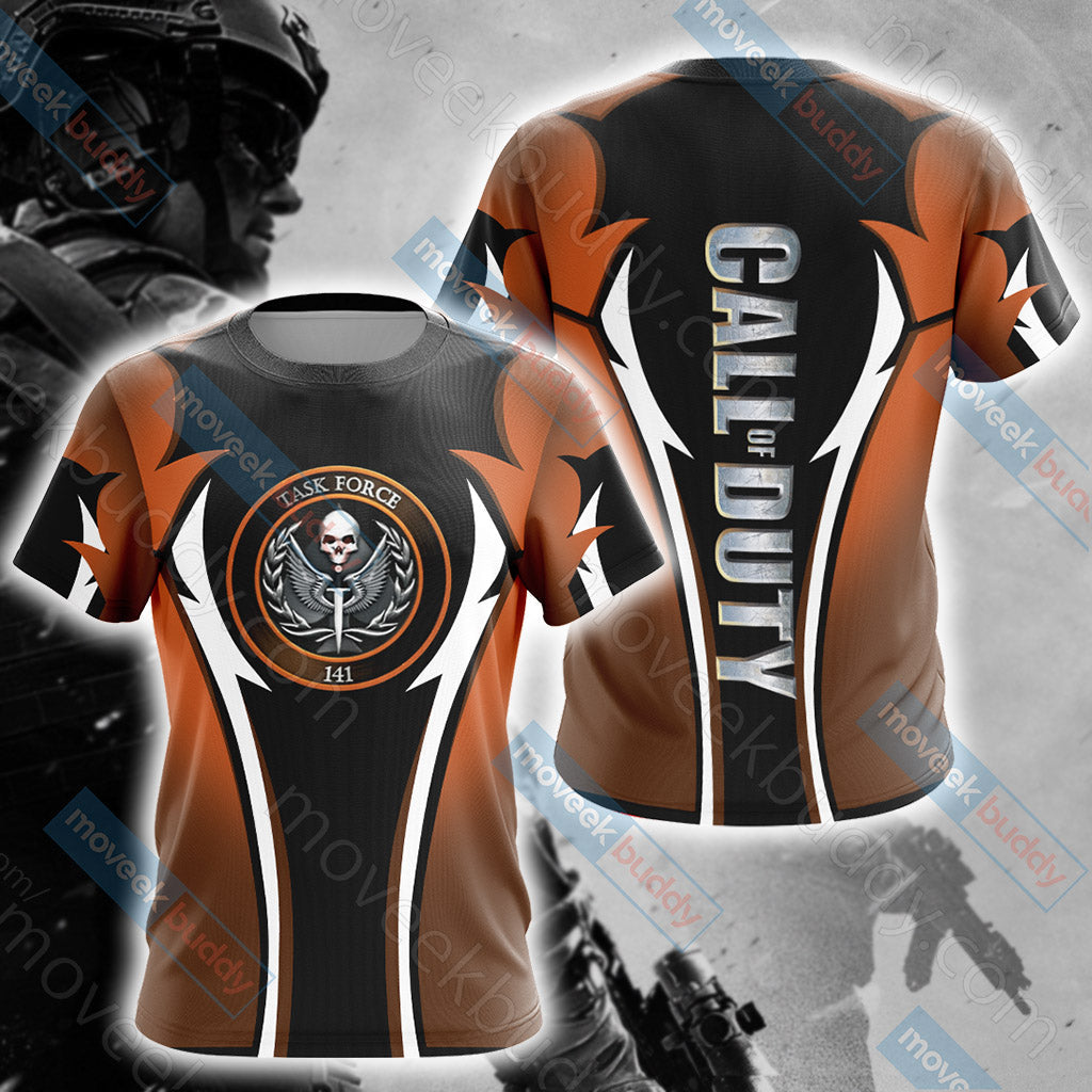 Call of Duty - Task Force 141 Unisex 3D T-shirt