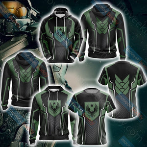 Spartan Master Chief Unisex 3D T-shirt   