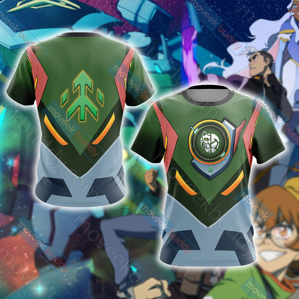 Voltron: Legendary Defender ( Green ) Unisex 3D T-shirt