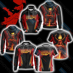 Hellboy Unisex 3D T-shirt   