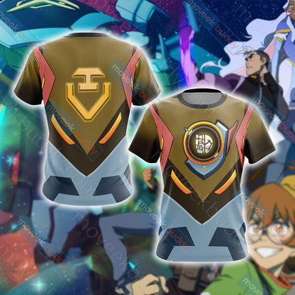 Voltron: Legendary Defender ( Yellow ) Unisex 3D T-shirt