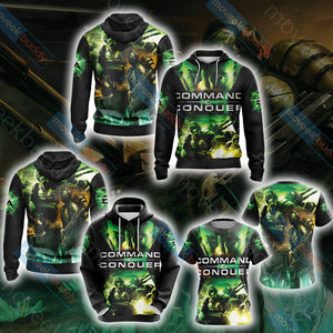 Command & Conquer-Tiberium Unisex 3D T-shirt   