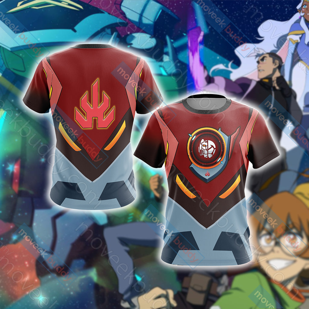 Voltron: Legendary Defender ( Red ) Unisex 3D T-shirt