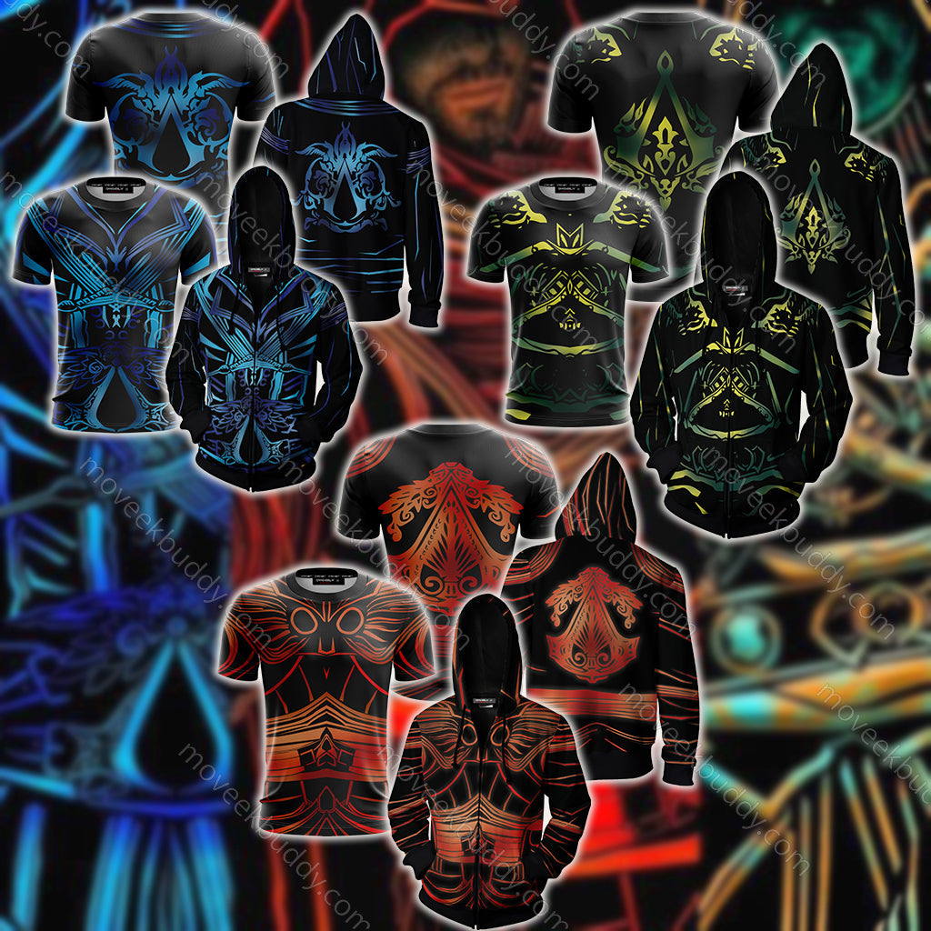 Assassin's Creed: Brotherhood Ezio Auditore Cosplay 3D T-shirt