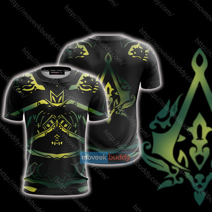 Assassin's Creed: Revelations Ezio Auditore Cosplay 3D T-shirt