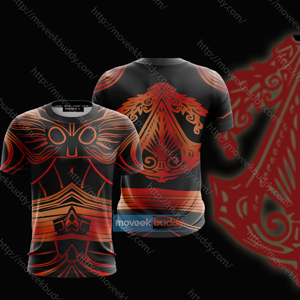 Assassin's Creed: Brotherhood Ezio Auditore Cosplay 3D T-shirt