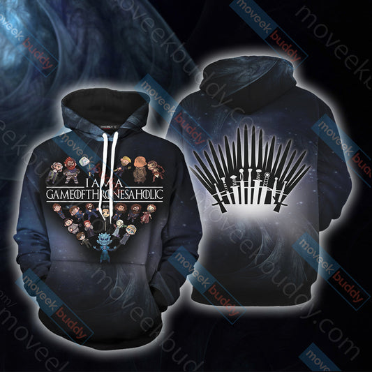 I Am A GameOfThronesAHolic 3D Hoodie