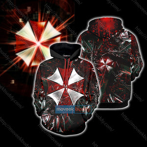 Resident Evil Umbrella Corps Unisex 3D T-shirt Hoodie S 