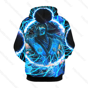 Mortal Kombat Subzero Cosplay Unisex 3D T-shirt   