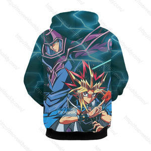 Yu-Gi-Oh! Yami Yugi And Dark Magician Unisex 3D T-shirt   