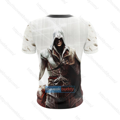 Assassin's Creed Brotherhood Ezio Auditore 3D T-shirt