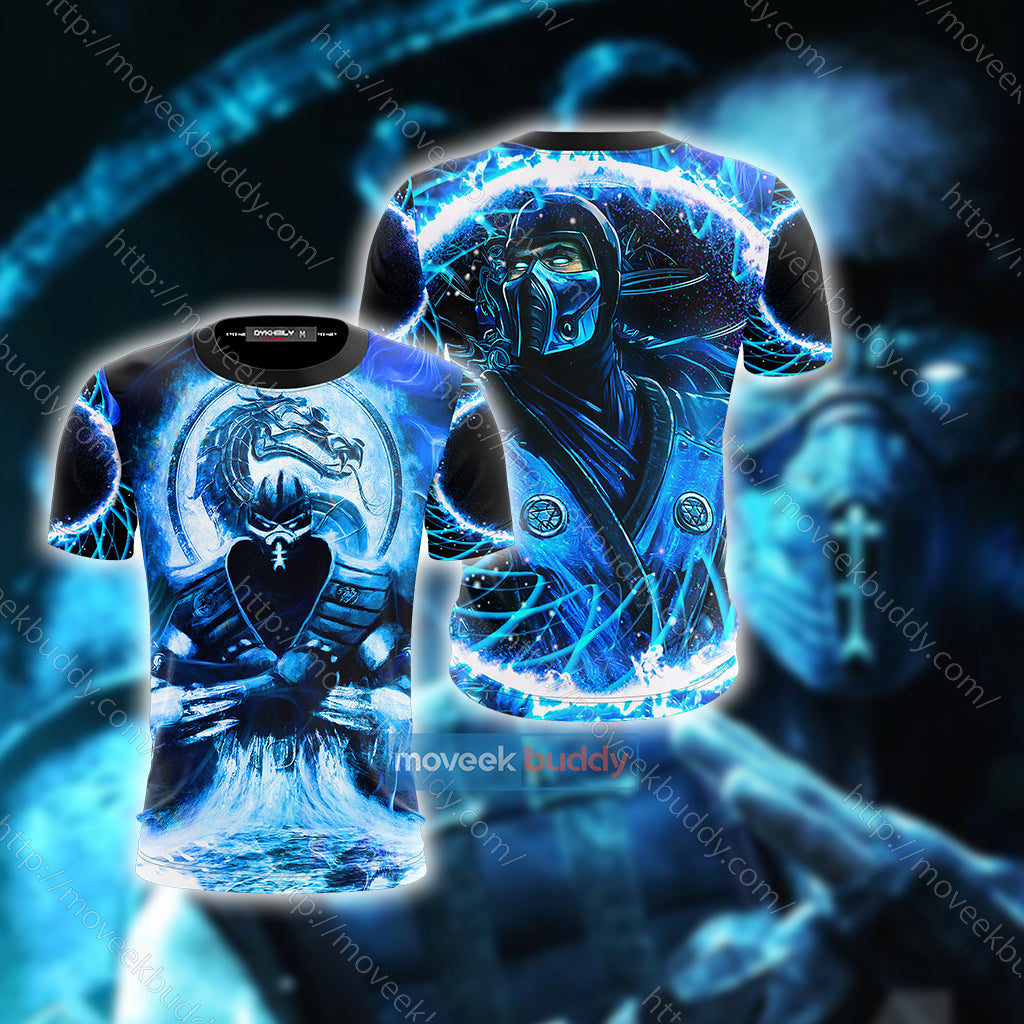 Mortal Kombat Subzero Cosplay Unisex 3D T-shirt T-shirt