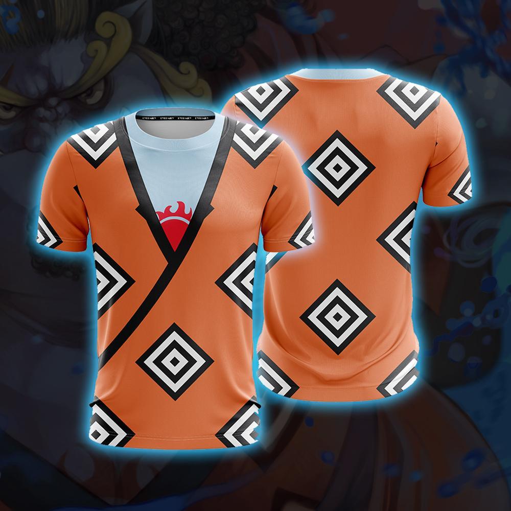 One Piece Jinbei Cosplay Unisex 3D T-shirt