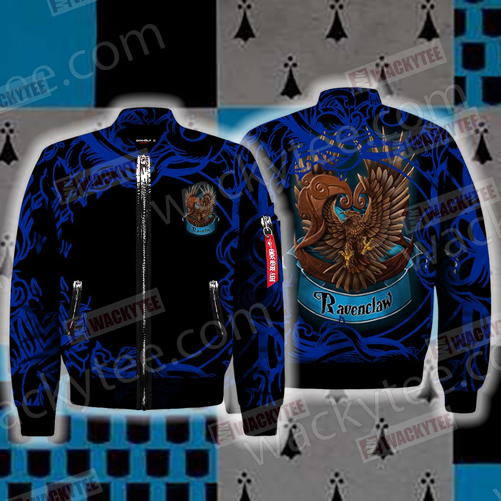 Wise Like A Ravenclaw Harry Potter Bomber Jacket S  