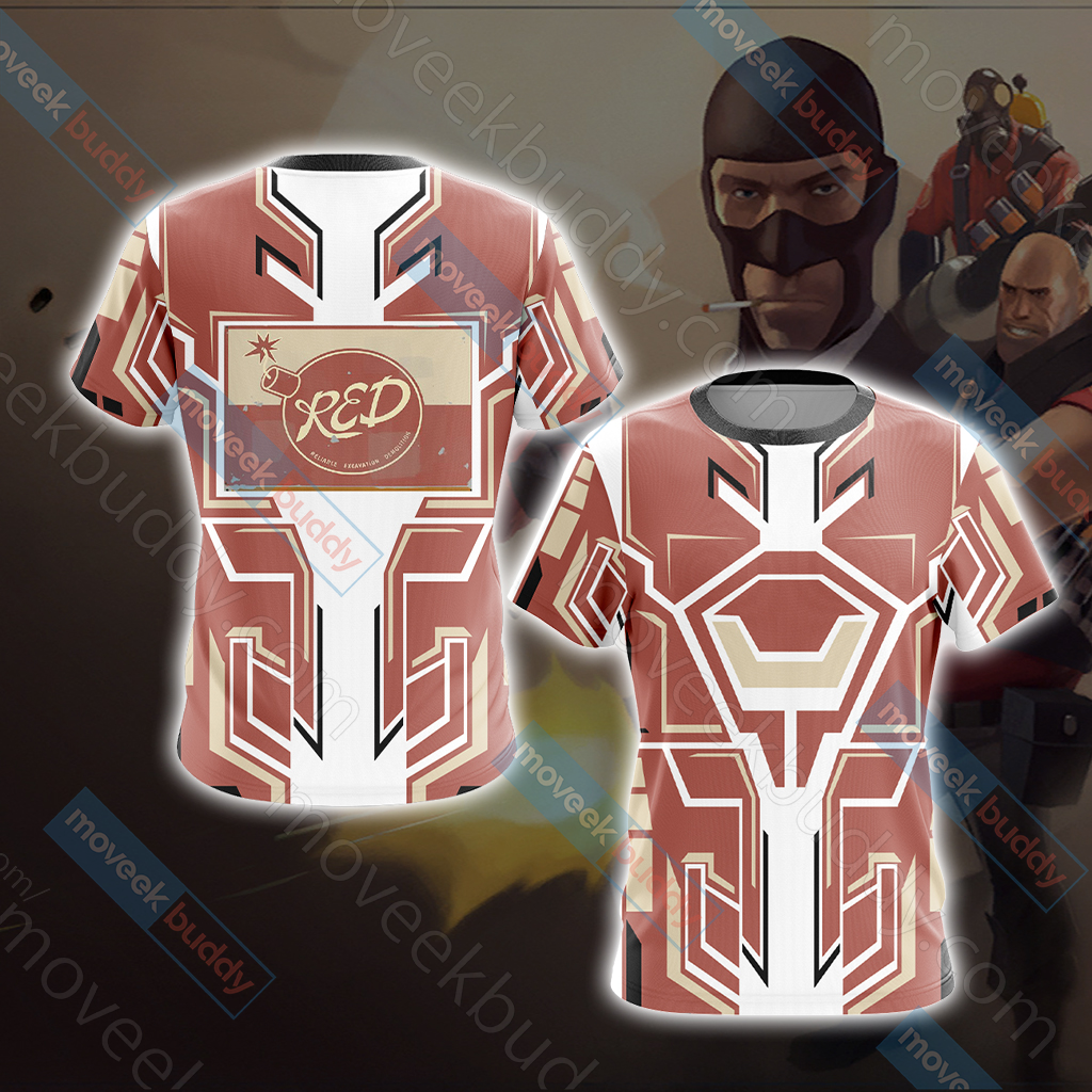 Team Fortress 2 - RED - RELIABLE EXCAVATION DEMOLITION Unisex 3D T-shirt