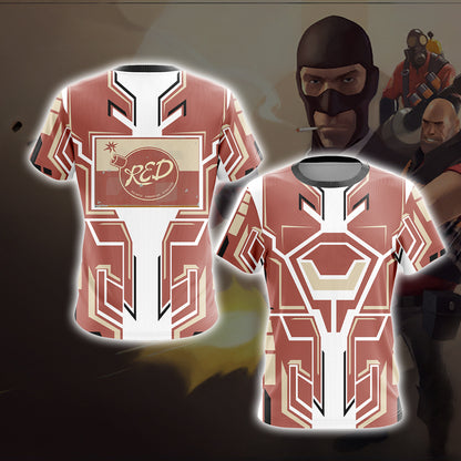 Team Fortress 2 - RED - RELIABLE EXCAVATION DEMOLITION Unisex 3D T-shirt
