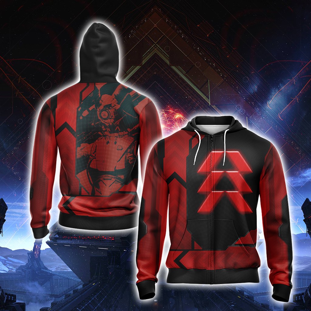 Destiny - Hunter New Look Unisex 3D T-shirt Zip Hoodie
