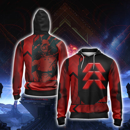 Destiny - Hunter New Look Unisex 3D T-shirt Zip Hoodie