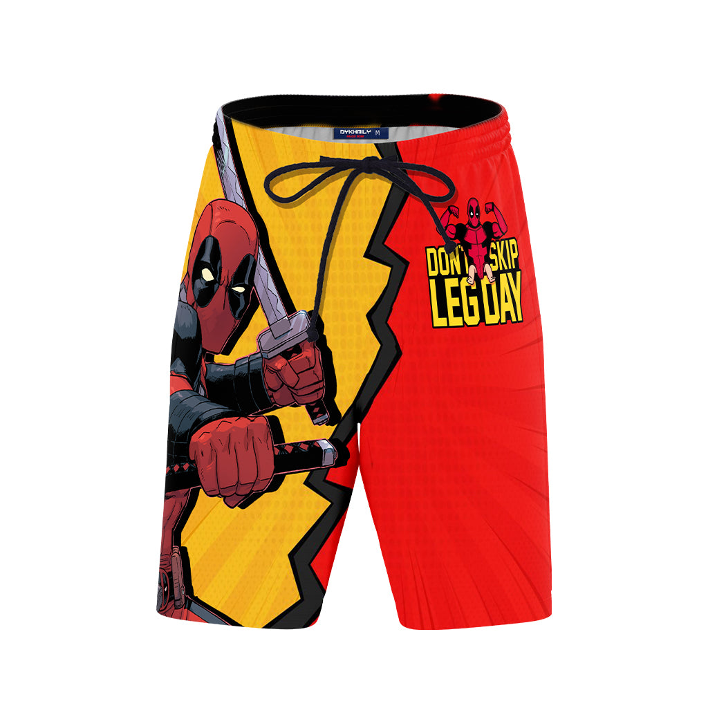 Deadpool - Gym Don't Skip Leg Day Unisex 3D T-shirt