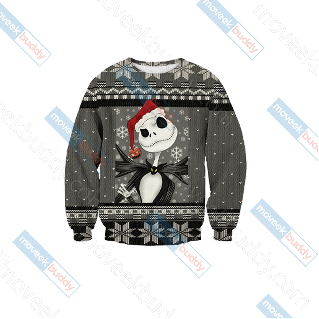 Nightmare Before Christmas - We wish you a scary christmas Unisex 3D Sweater