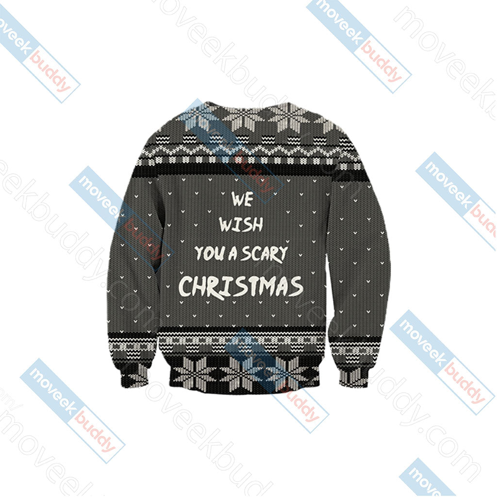 Nightmare Before Christmas - We wish you a scary christmas Unisex 3D Sweater