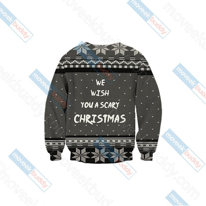 Nightmare Before Christmas - We wish you a scary christmas Unisex 3D Sweater