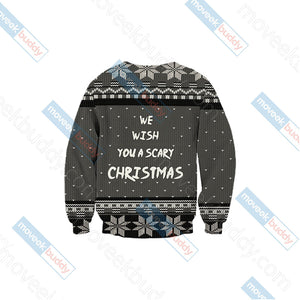 Nightmare Before Christmas - We wish you a scary christmas Unisex 3D Sweater   