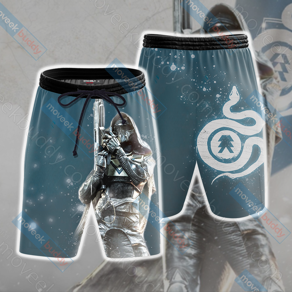 Destiny 2 Hunter Class 3D Beach Shorts