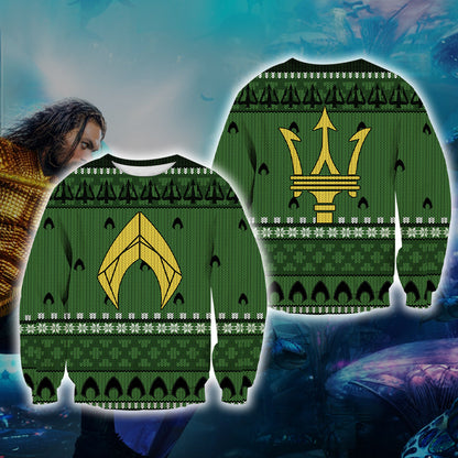 Aquaman Knitting Style Unisex 3D T-shirt Sweatshirt