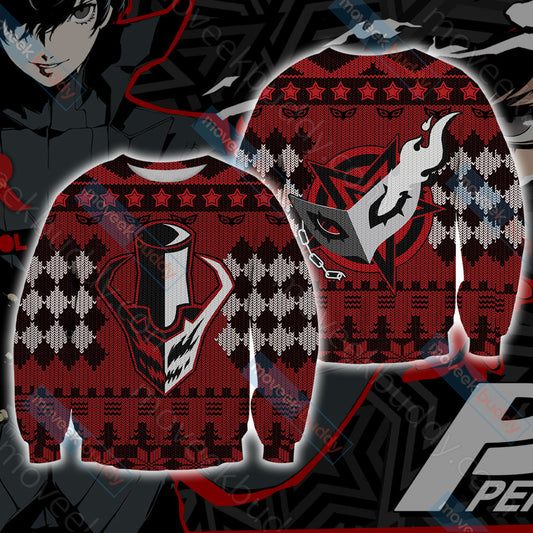 Persona 5 Christmas Style 3D Sweater