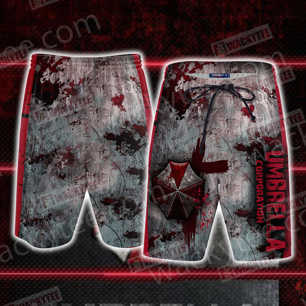 Resident Evil Umbrella Corps New Unisex 3D T-shirt Beach Shorts