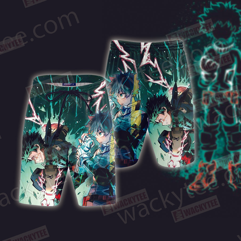 My Hero Academia Deku (Izuku Midoriya) Unisex 3D T-shirt Beach Shorts