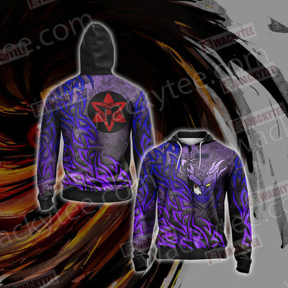 Naruto - Susanoo's Sasuke New Unisex 3D T-shirt Zip Hoodie