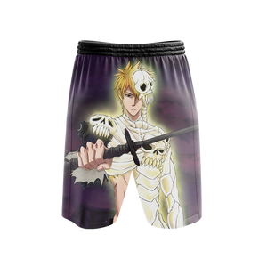 Bleach Ichigo Skull-Clad Form Beach Shorts   