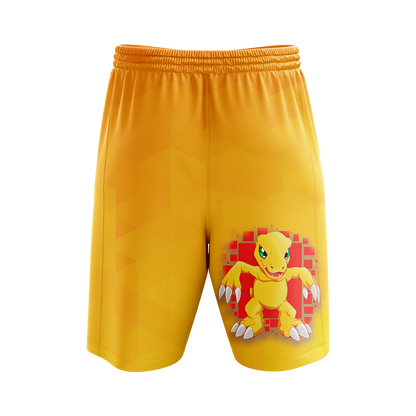 Digimon - Greymon Unisex Beach Shorts