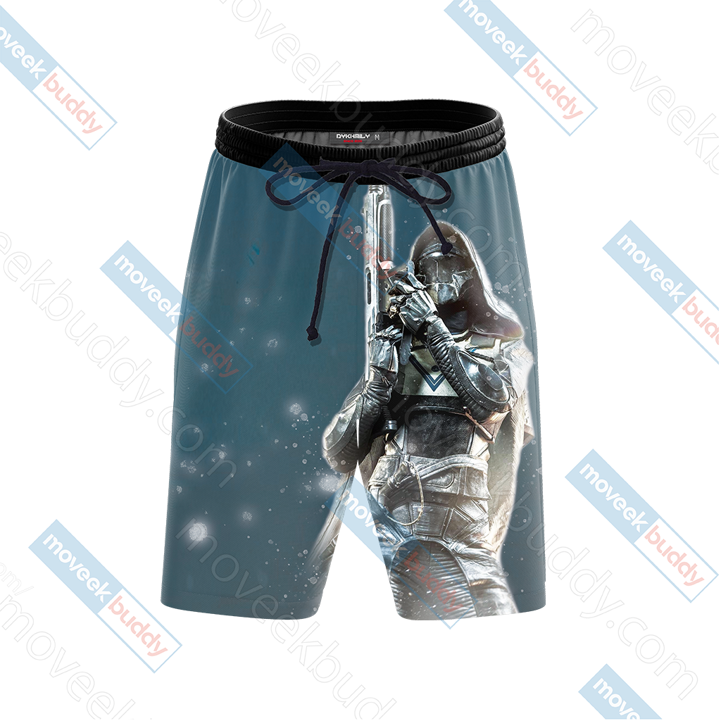 Destiny 2 Hunter Class 3D Beach Shorts