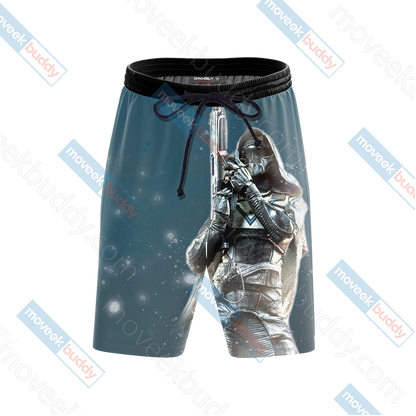 Destiny 2 Hunter Class 3D Beach Shorts