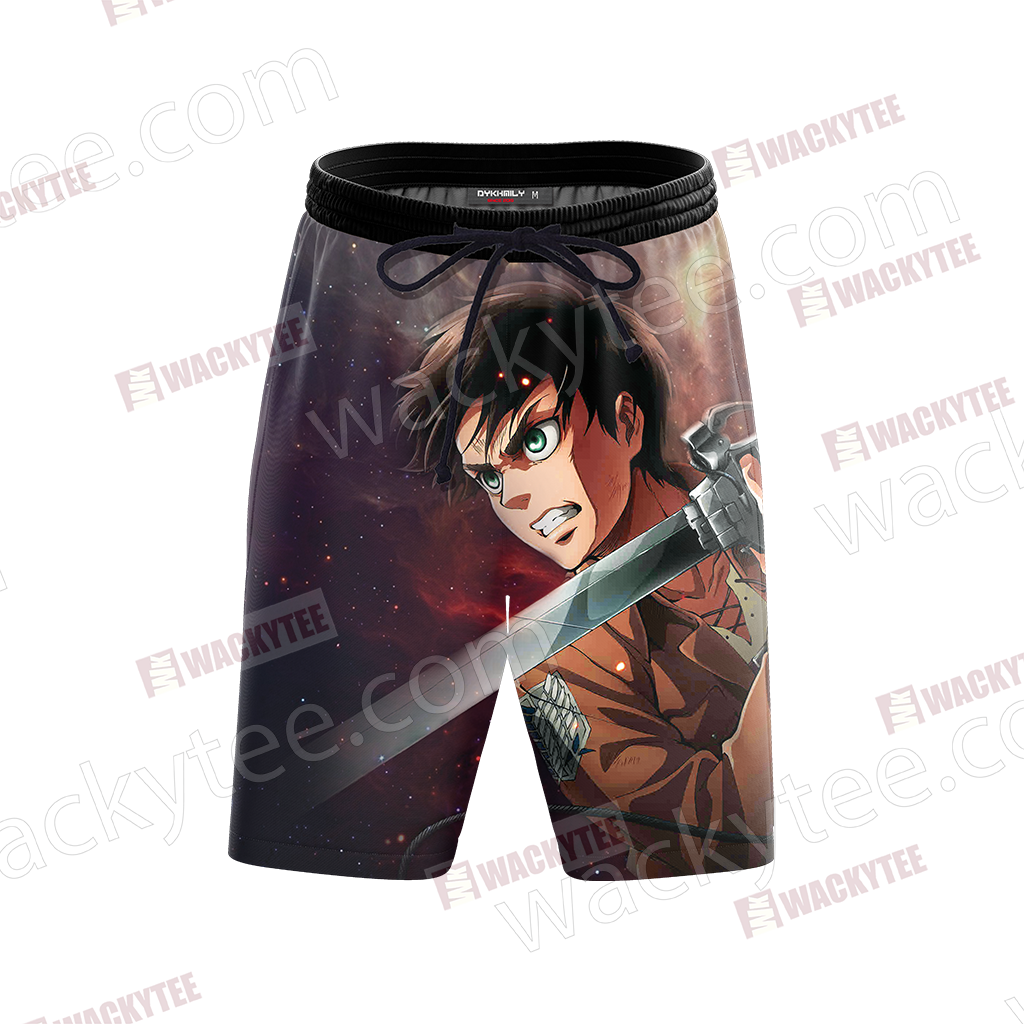 Attack On Titan Eren Jaeger Unisex 3D T-shirt