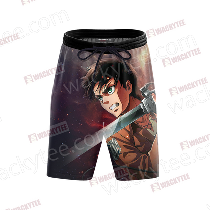 Attack On Titan Eren Jaeger Unisex 3D T-shirt