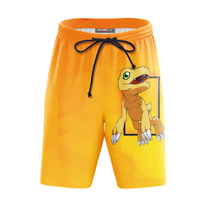 Digimon - Greymon Unisex Beach Shorts
