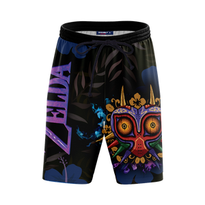 The legend of Zelda: Majora's Mask Beach Shorts   