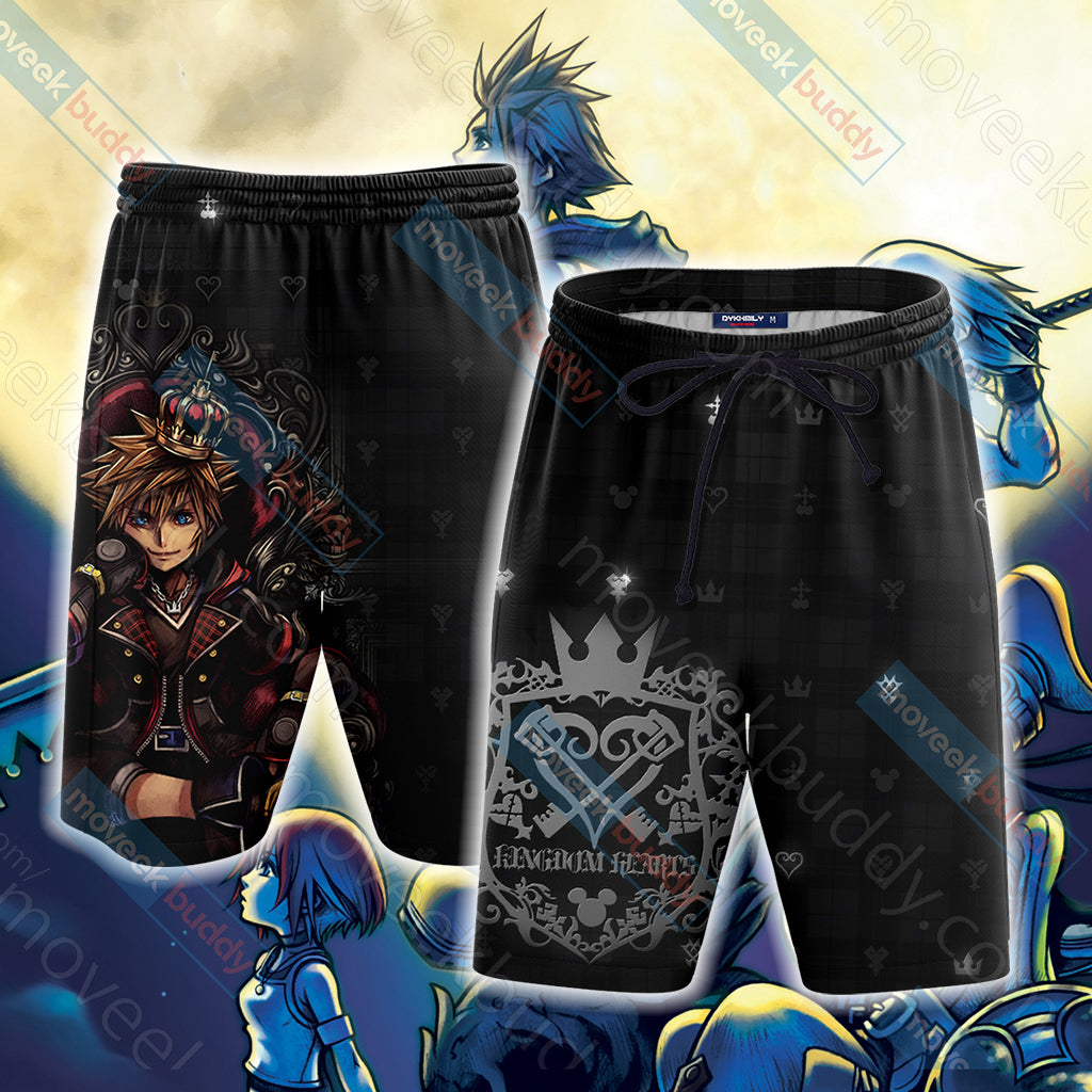 Kingdom Hearts - Sora 3D T-shirt Tank Top Beach Shorts Beach Shorts