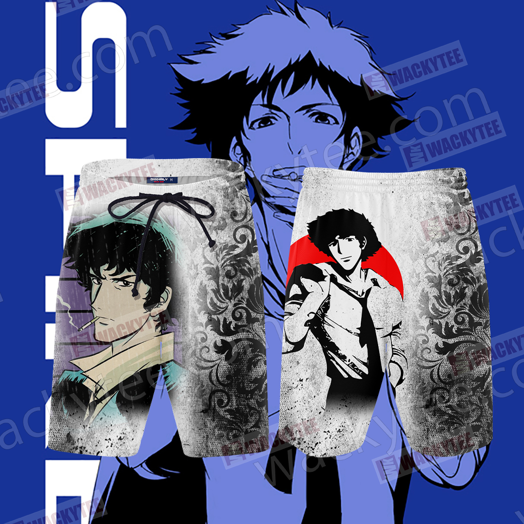 Cowboy Bebop Spike Spiegel Unisex 3D T-shirt Beach Shorts